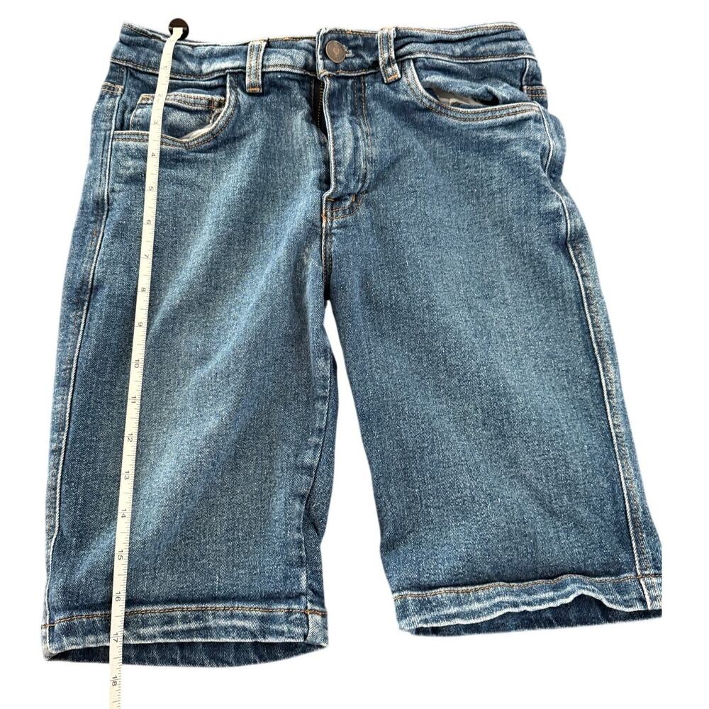 G-Star Raw Womens Denim Shorts Size 24 Blue Jean Shorts Distressed Mid Rise